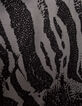 Pure Edition-Women’s grey long zebra print dress-8