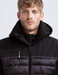 Doudoune noire bi-matière IKKS x DUVILLARD Homme-6