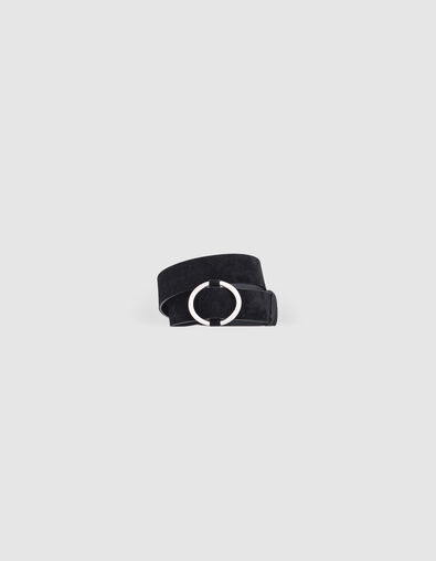 Ceinture pour denim coloris noir boucle coulissante femme - IKKS