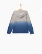 Jersey con capucha gris tie and dye azul niño -4
