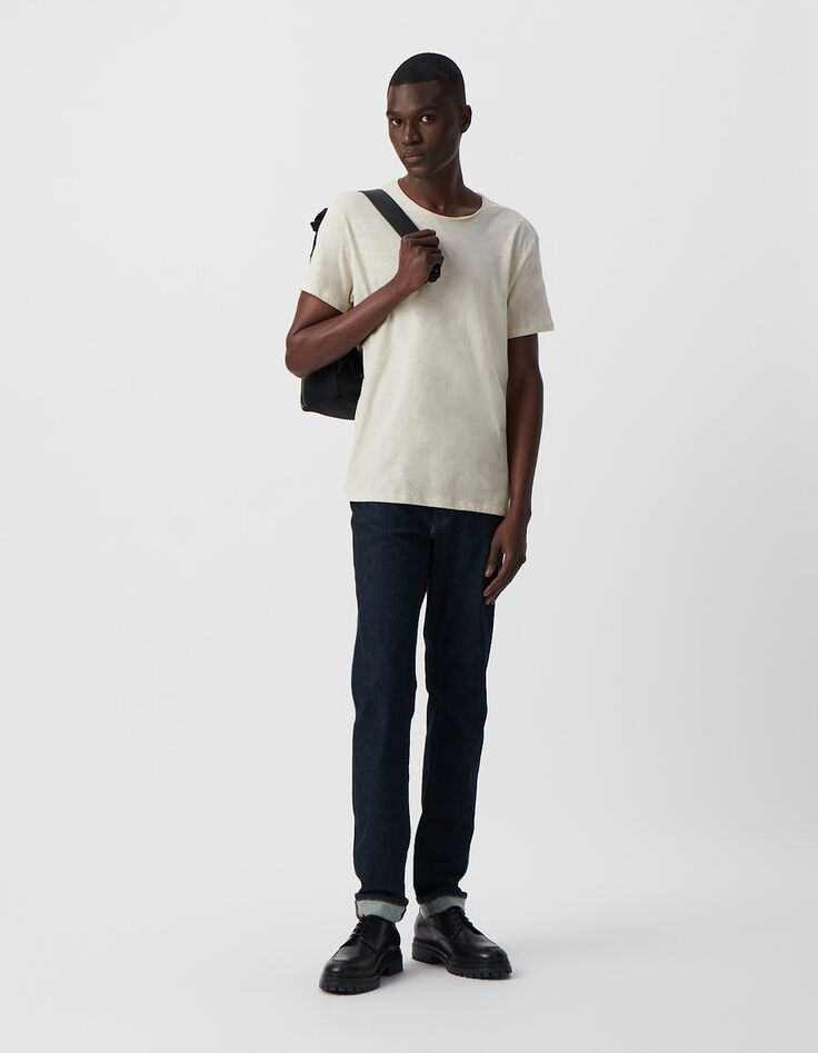T-shirt L'Essentiel stuck coton bio col rond Homme-1