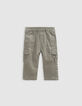 Pantalon BATTLE kaki bébé garçon-1