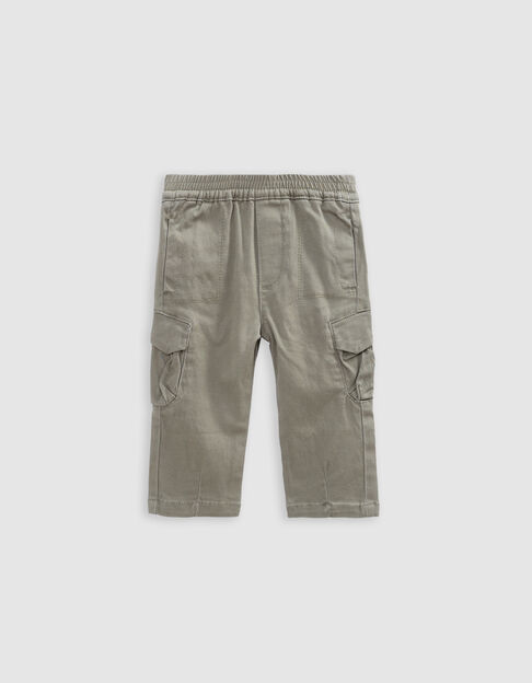 Pantalon BATTLE kaki bébé garçon - IKKS