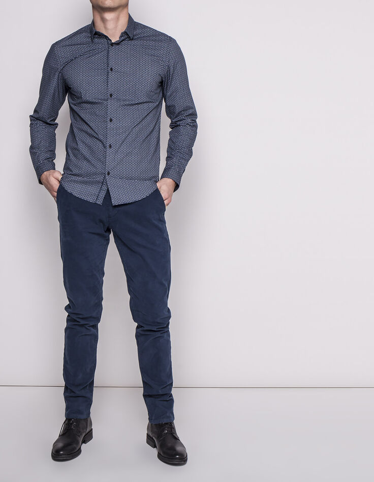 Men's slim-fit shirt-2
