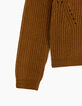 Pull safran torsadé femme-3