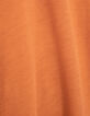 Oranje T-shirt L'Essentiel biokatoen ronde hals Heren-9