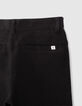 Boys’ black chino Bermudas-6