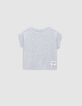 Grijs T-shirt lovertjes TAMAGOTCHI x IKKS meisjes-3