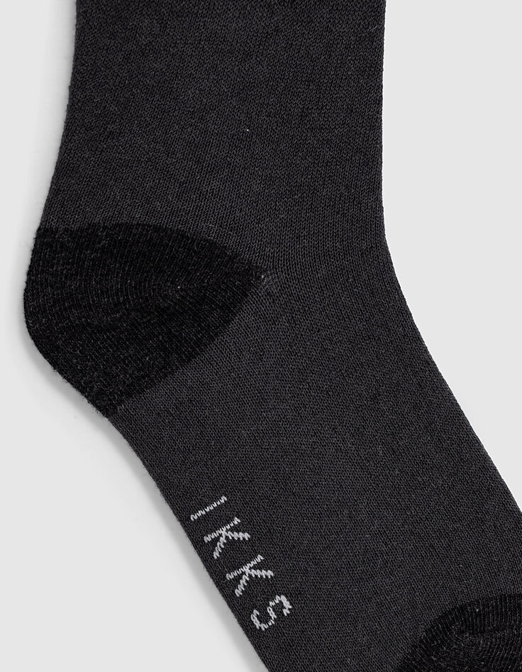 Girls’ charcoal grey marl knitted tights+lightning-4 Girls’ charcoal grey marl knitted tights+lightning-4