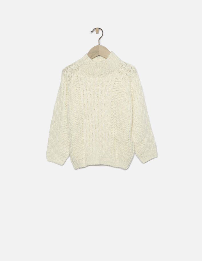 Girls' rollneck sweater