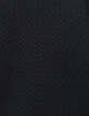 Men’s navy decorative textured knit winter sweater-6
