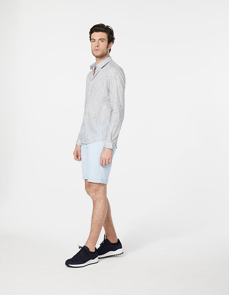 Stone SLIM-Herrenhemd mit Liberty®-Blumenprint-6
