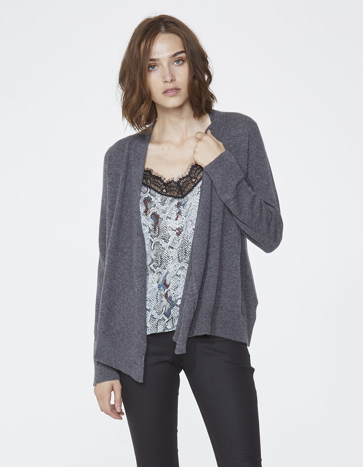 Cardigan en cachemire femme-1 Cardigan en cachemire femme-1