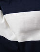 Camiseta azul marino algod&oacute;n rayas blancas beb&eacute; ni&ntilde;o-10
