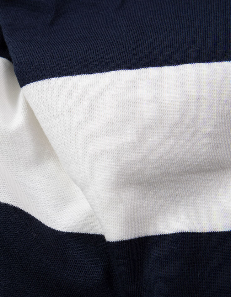 Camiseta azul marino algod&oacute;n rayas blancas beb&eacute; ni&ntilde;o-10