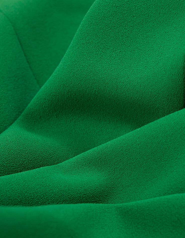 Veste de costume verte polyester recycl&eacute; Femme-10