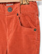 Pantalón naranja bebé niño -4