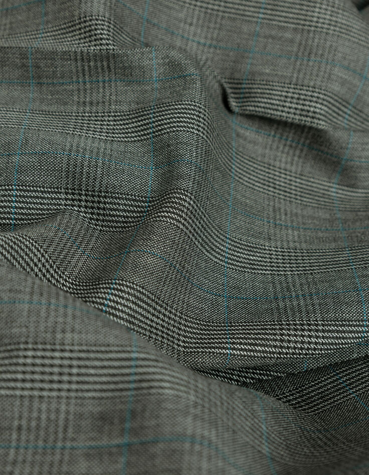 Pantalón de traje gris cuadros hombre-6 Pantalón de traje gris cuadros hombre-6