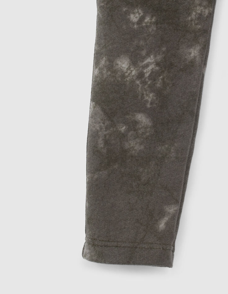 Jogging caqui tie and dye bolsillos cremallera ni&ntilde;o -5