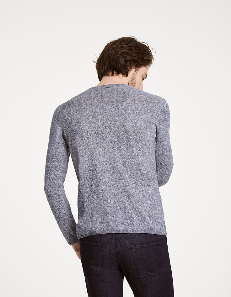 Pull coton soie homme-3 Pull coton soie homme-3