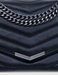 Sac THE 1 Timeless noir cuir matelassé Taille L Femme-4