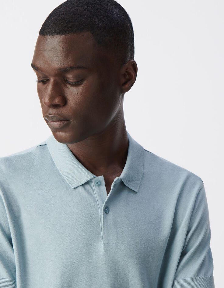 Polo horizon en coton modal Homme-3