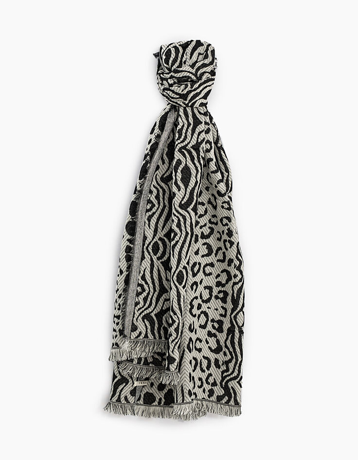 Pañuelo jacquard animal-1