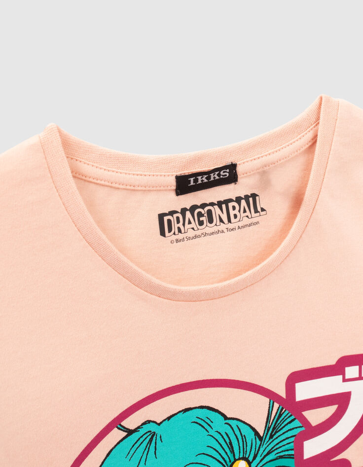 T-shirt DRAGON BALL rose visuel Bulma phosphorescent fille-4