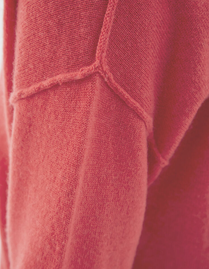 Women’s chevron pointelle pure cashmere sweater-4 Women’s chevron pointelle pure cashmere sweater-4