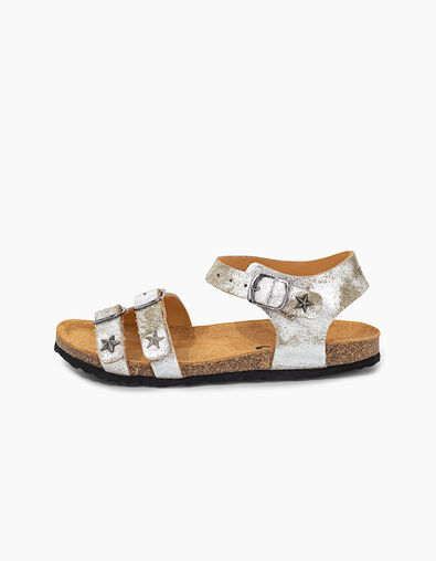 Sandalias anatómicas plata de ante niña - IKKS