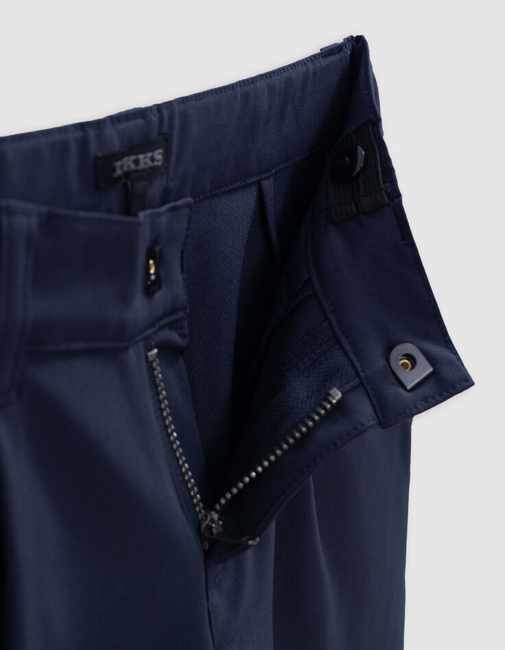 CHINO navy nylon pants for boys-6