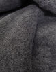 Pull à capuche gris tricot visuel chien garçon-7