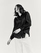 Women’s cotton & silk shirt with embroidery & ladderstitch-1