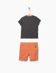 Ensemble tee-shirt et bermuda bébé garçon -3