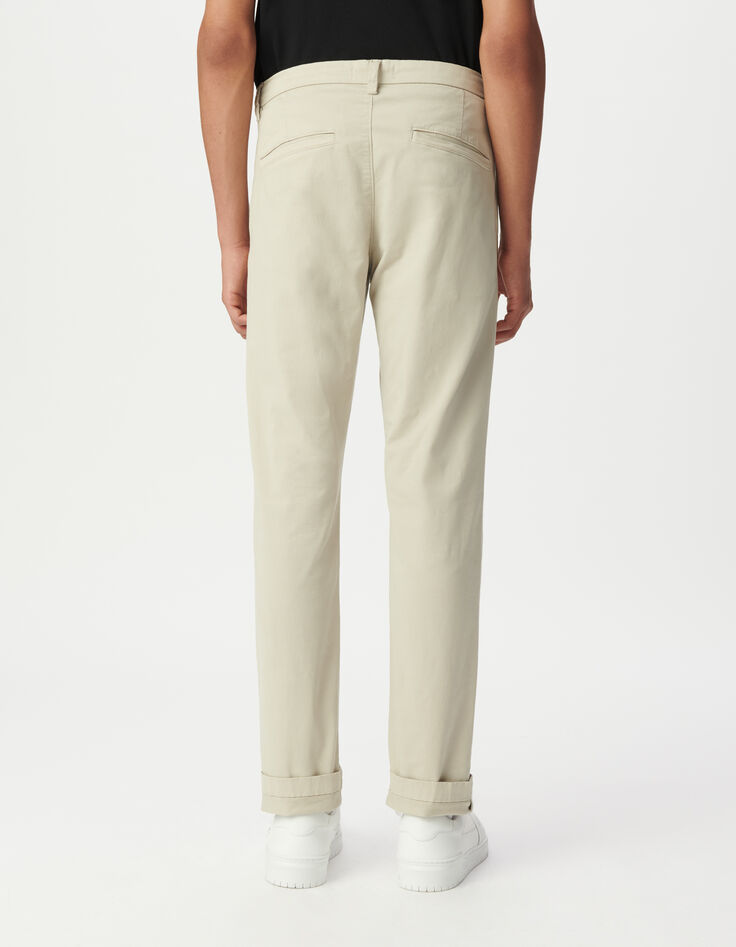 Pantalón chino SLIM mastic Hombre-3 Pantalón chino SLIM mastic Hombre-3