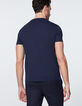 Tee-shirt marine avec photo Cyclades Homme-3