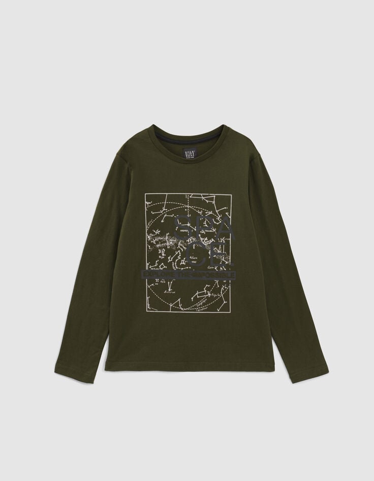 T-shirt bronze visuel constellations gar&ccedil;on-1
