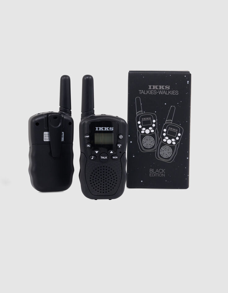 Walkie-talkies Black-Edition IKKS-3