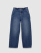 Boys’ blue carpenter-style loose jeans-3