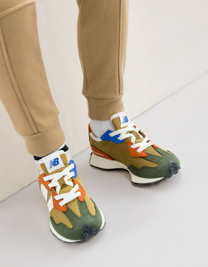Baskets New Balance 327 kaki garçon-7