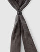 Pure Edition - Foulard noir minimaliste avec bague Homme-2