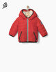 Chaqueta acolchada roja bebé niño -1