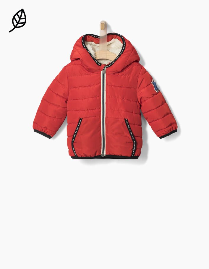 Baby boys' red padded jacket - IKKS