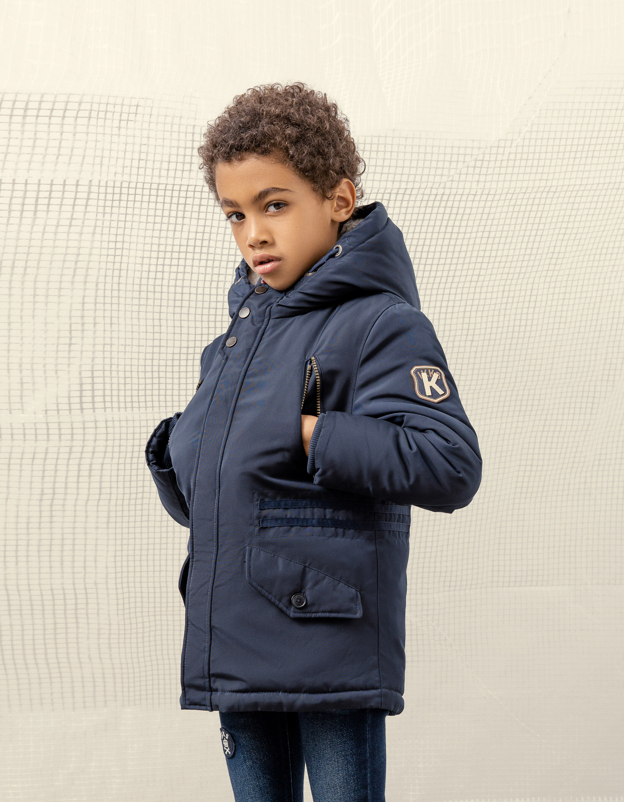 Kids Boys Ikks Clothing Ikks Kids Coats & Jackets Ikks Kids Coats Ikks Kids Coat IKKS 9-10 years blue Coats Ikks Kids 