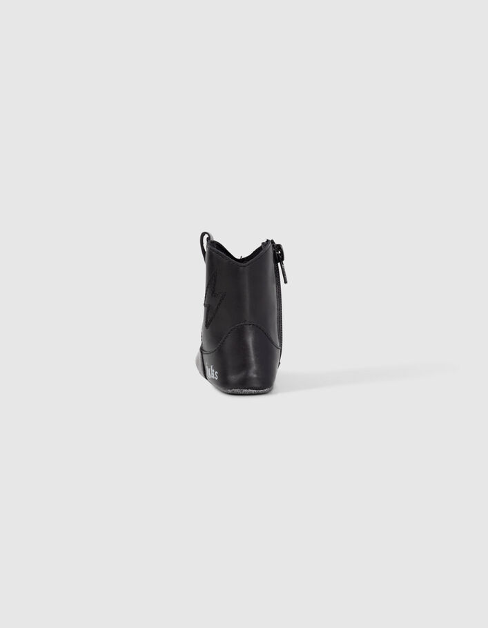 Baby girls’ black Western-style boots - IKKS