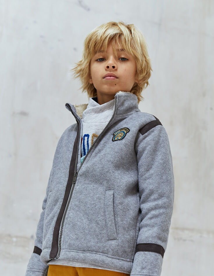 Cardigan polaire garçon -7 Cardigan polaire garçon -7