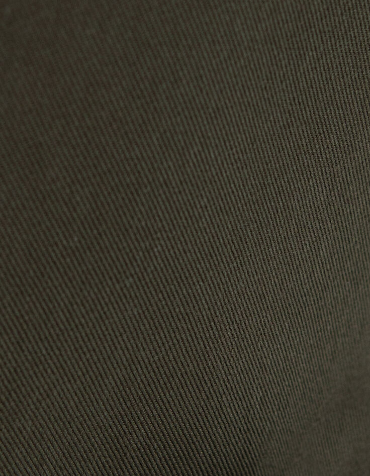 Trench caqui Lyocell® capucha mujer-9
