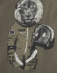 Khaki Jungenshirt mit Astronauten-L&ouml;we -2