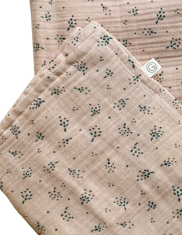 Parure de lit écrue gaze coton taie 65x65 GABRIELLE PARIS-3
