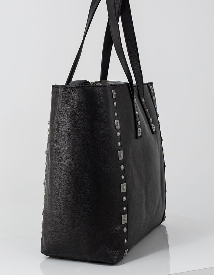 Women’s The Working Bag studded leather tote bag - IKKS